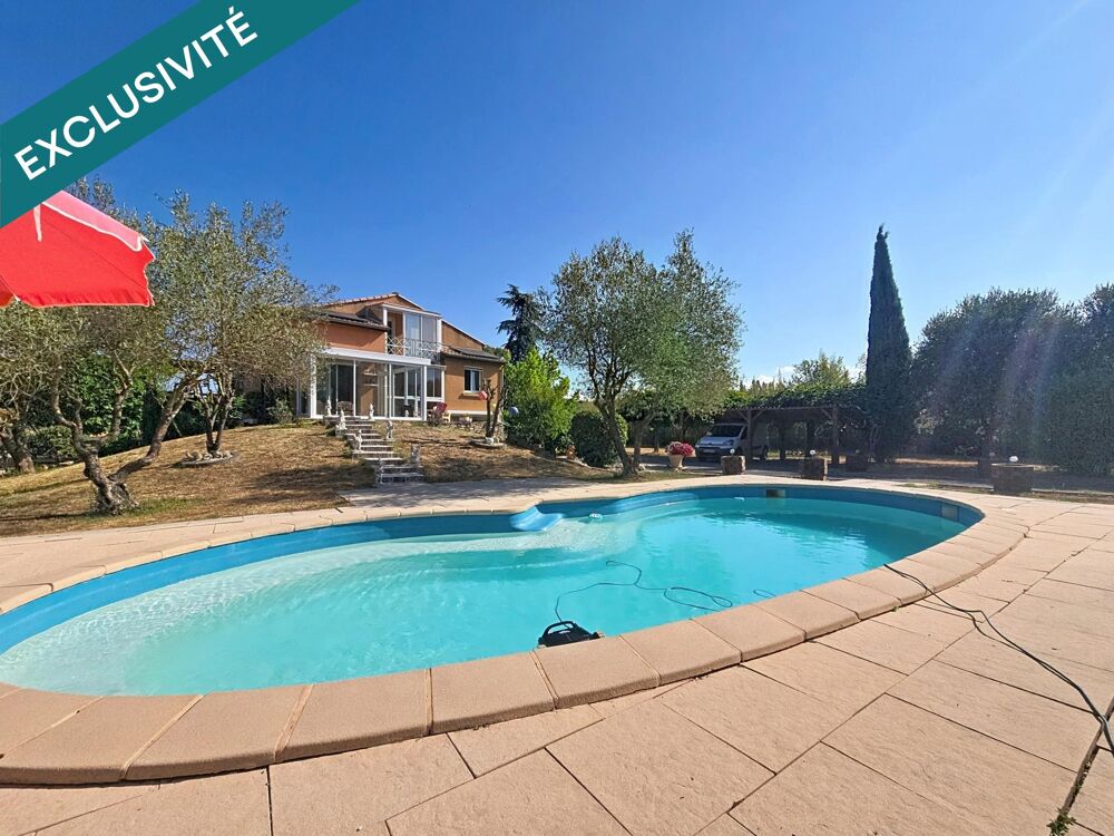 Une superbe villa avec piscine et 2145m2 de terrain paysager, dans lun des secteurs les plus recherchés dHérépian.