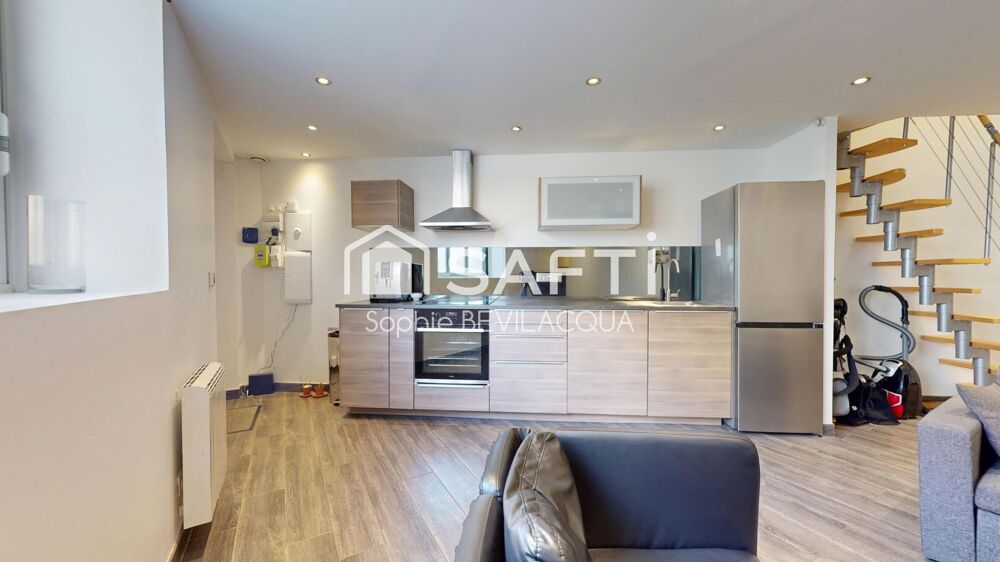Vente Maison MAISON DE VILLE INDIVIDUELLE T2 DUPLEX PARFAIT ETAT PAS DE COPROPRIETE Albigny-sur-saone