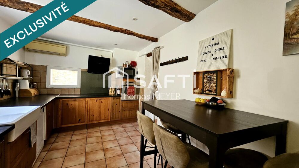 magnifique maison de ville avec salon vouté en pierre apparente