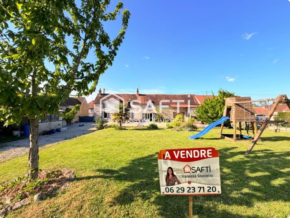 Jolie longère T6 avec grange sur 1500 m2 clos