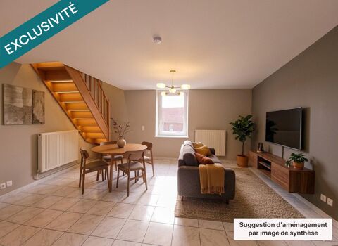   Duplex proche de la gare d'Hettange-Grande avec garage et cave Appartement - 3 pi�ce(s) - 66 m�