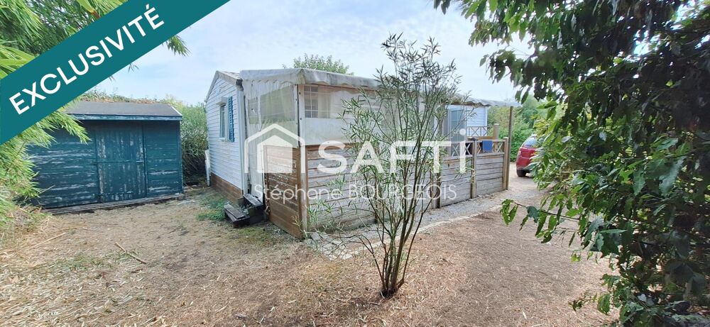 Vente Terrain Mobil home tout confort 4 saisons, 2 chambres. Saint-denis-d'oleron