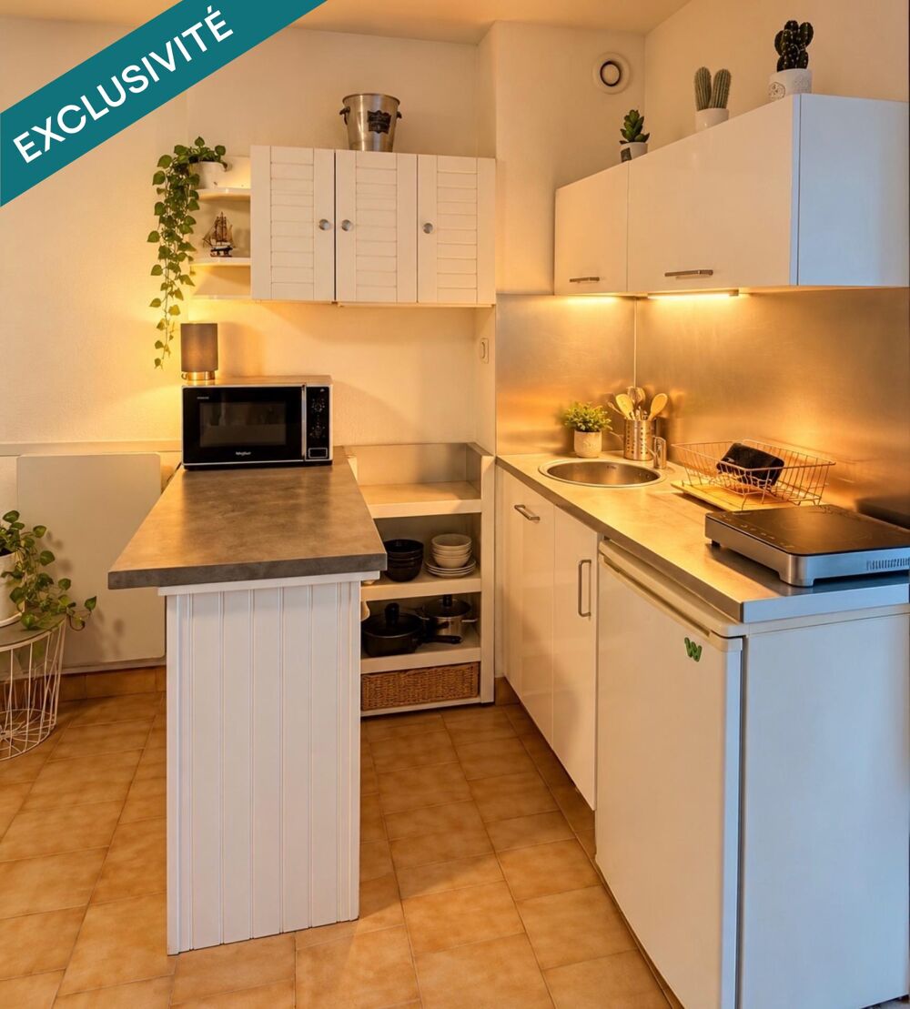 Vente Appartement studio vue sur port et mer , sans vis à vis. Mauguio