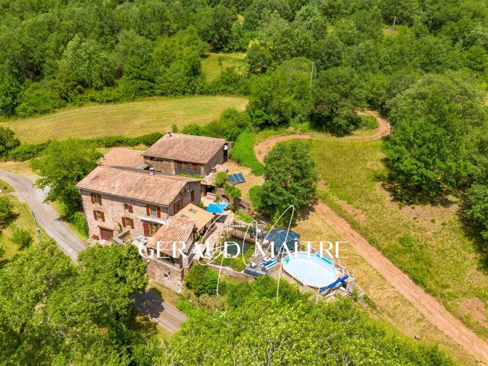 Maison de charme isolée avec gite indépendant, piscine, garage à camping-car, 3ha