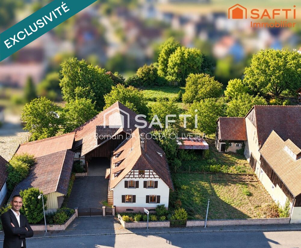 Vente Maison Superbe ensemble immobilier composé d'une grande maison d'habitation, de 2 hangars et d'une grange. Le tout sur 11,73 ares ! Bindernheim