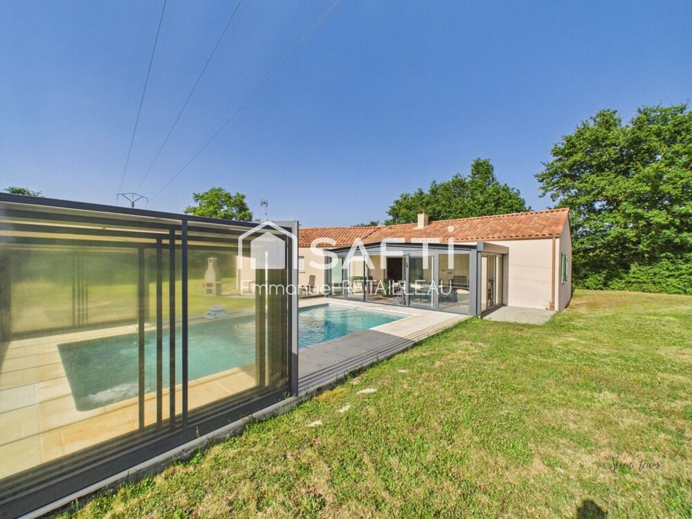 Maison de campagne, 3 chambres avec piscine