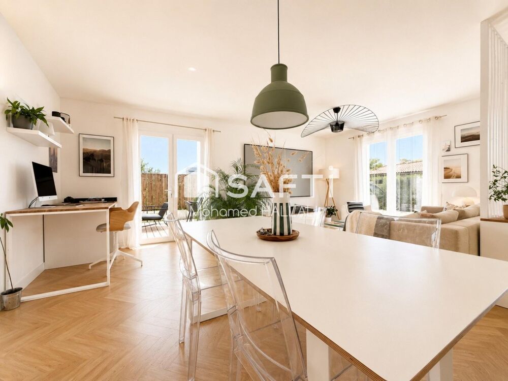 Vente Maison Plain-pied 70 m², avec terrasse, jardin, parkings Le teich