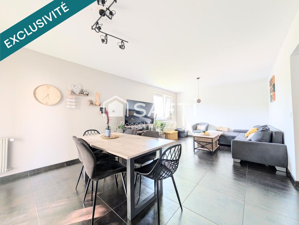 3P de 77,20m² avec terrasse, cave et garage
