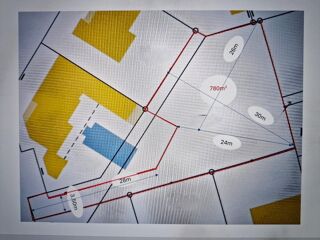  Terrain  vendre 780 m