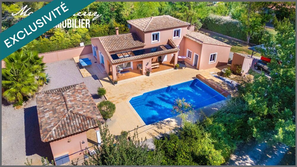 Villa 140 m2 habitable - 4 chambres et 3 pièces d'eau - garage de près de 50 m2 - double abri voiture hauteur camping-car - pisc