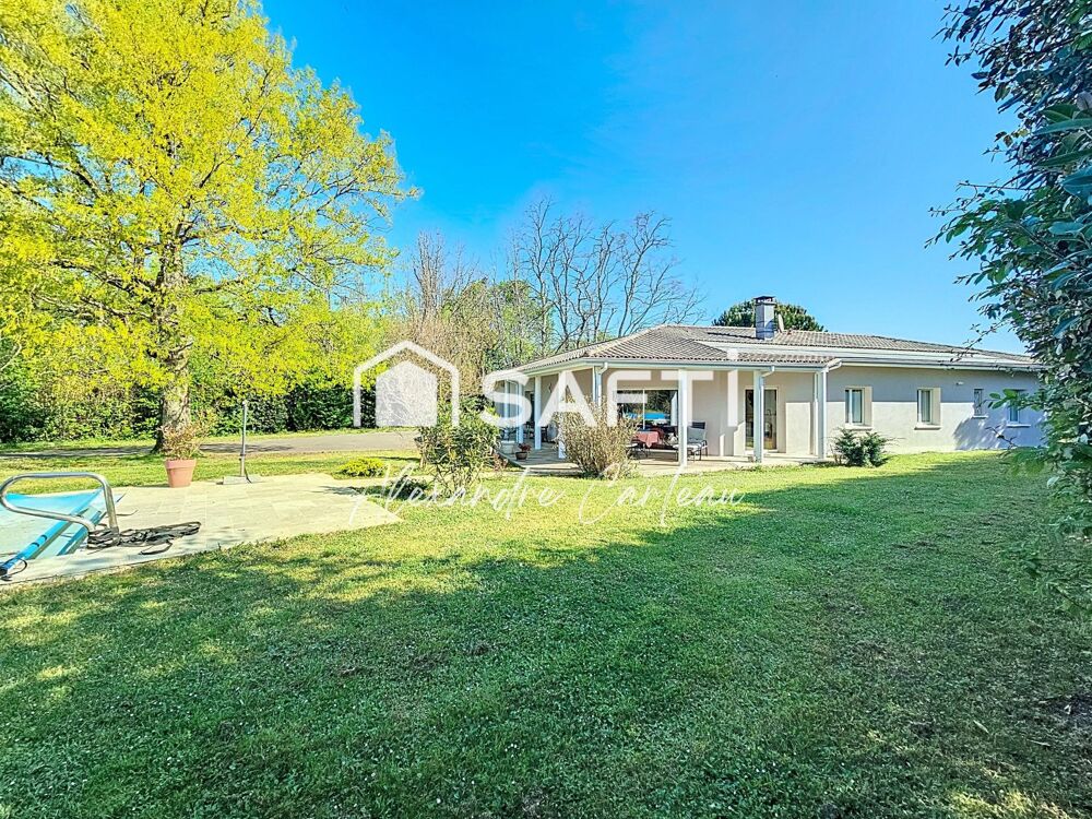 Vente Maison Contemporaine 155 m² 4 chambres, garage et piscine Lignan-de-bordeaux