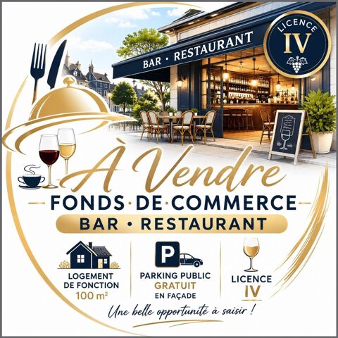 Bar-Restaurant cl&eacute; en main avec Licence IV – Emplacement strat&eacute;gique entre La Roche-sur-Yon et Les Sables-d'Olonne 96000 85000 La roche-sur-yon