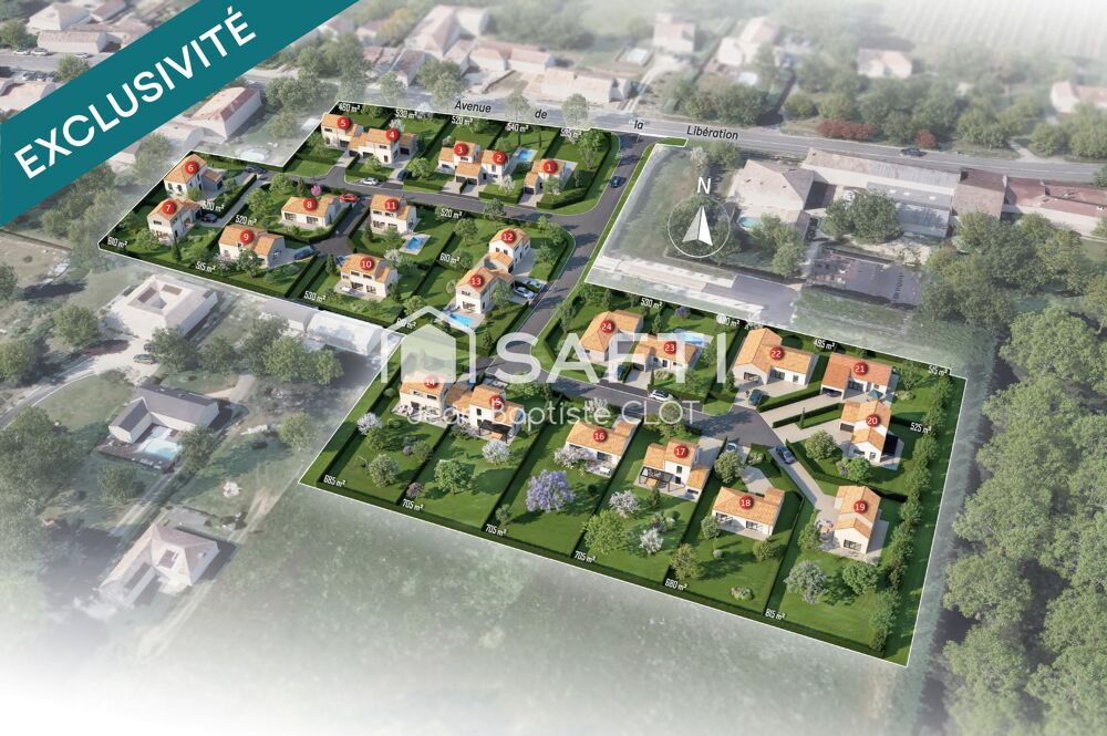 Vente Terrain Terrain viabilis� de 705 m� Saint-pierre-d'aurillac