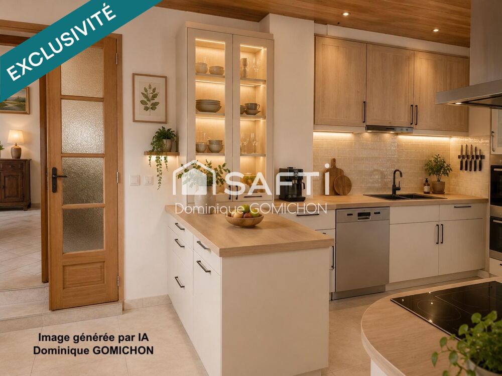 Spacieuse maison sur un terrain plat