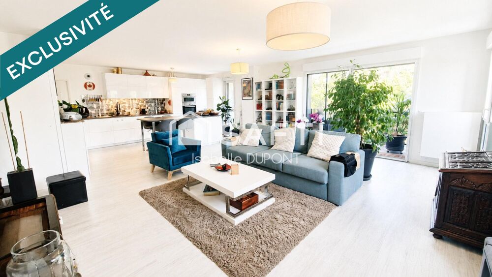 T3/T4 récent, 86 m², ascenseur, 2 balcons, 2 parkings
