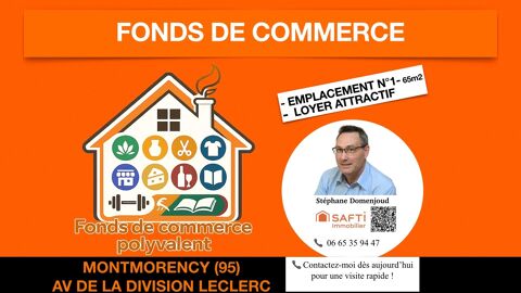 AVENUE DE LA DIVISION LECLERC - LOCAL COMMERCIAL 89900 95160 Montmorency