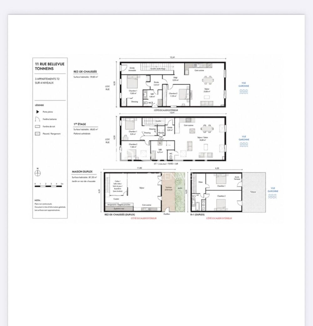 Vente Immeuble Immeuble de caractère avec vue exceptionnelle sur Garonne Tonneins