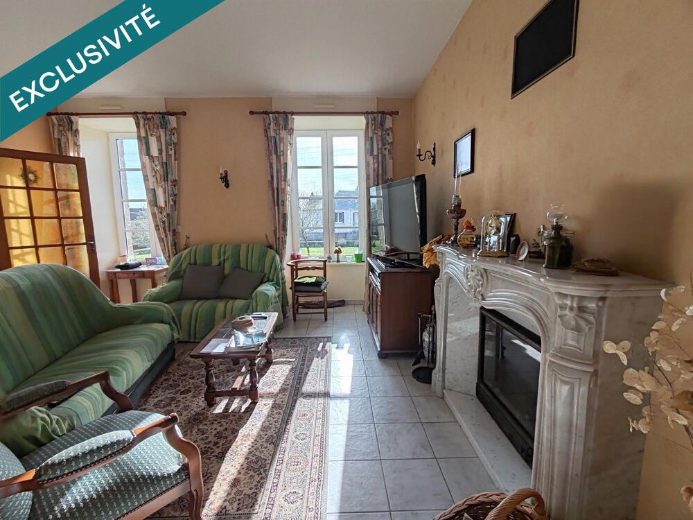 Vente Maison Maison de maître+dépendance 178 m², jardin 2201m² Fougerolles-du-plessis