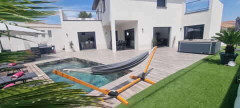   lgance contemporaine  Maison d'Architecte avec piscine chauffe et nergie solaire Maison - 6 pice(s) - 148 m