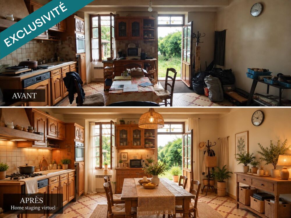 Vente Maison Maison charentaise 153 m² – chai 90 m² – 3,47 ha – hangar Soulignonne