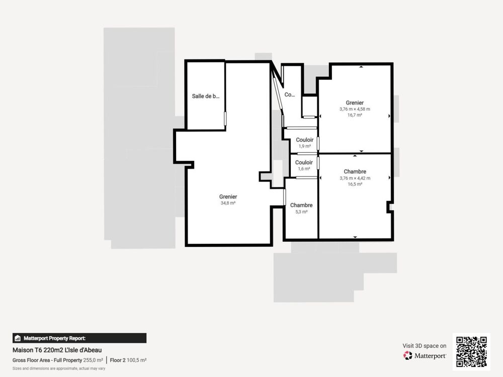 Vente Maison MAISON FAMILIALE DE CARACTÈRE À RÉNOVER – 220 m² ENV. – TERRAIN 1 082 m² L' isle-d'abeau