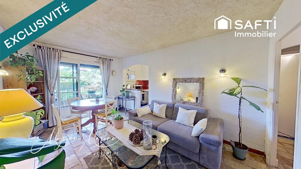 Les Issambres  2 pièces 40 m² avec terrasse plein sud, piscine, parking
