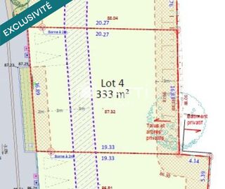  Terrain � vendre 333 m�