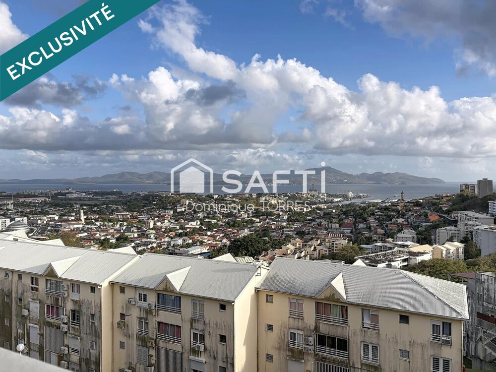 Fort-De-France : Appartement 4 pièces  110 m²  Vue mer dégagée