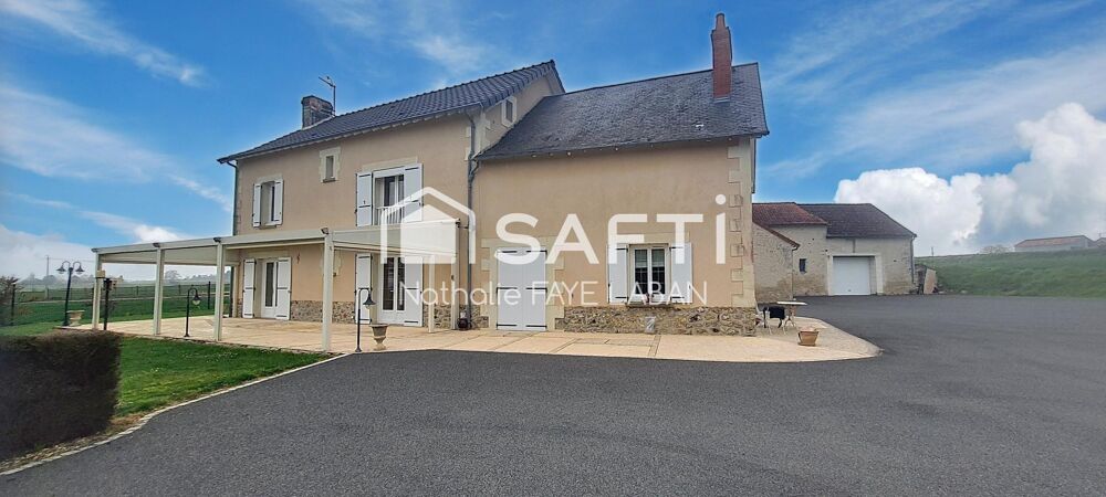 Maison 4 chambres avec hangar et garages