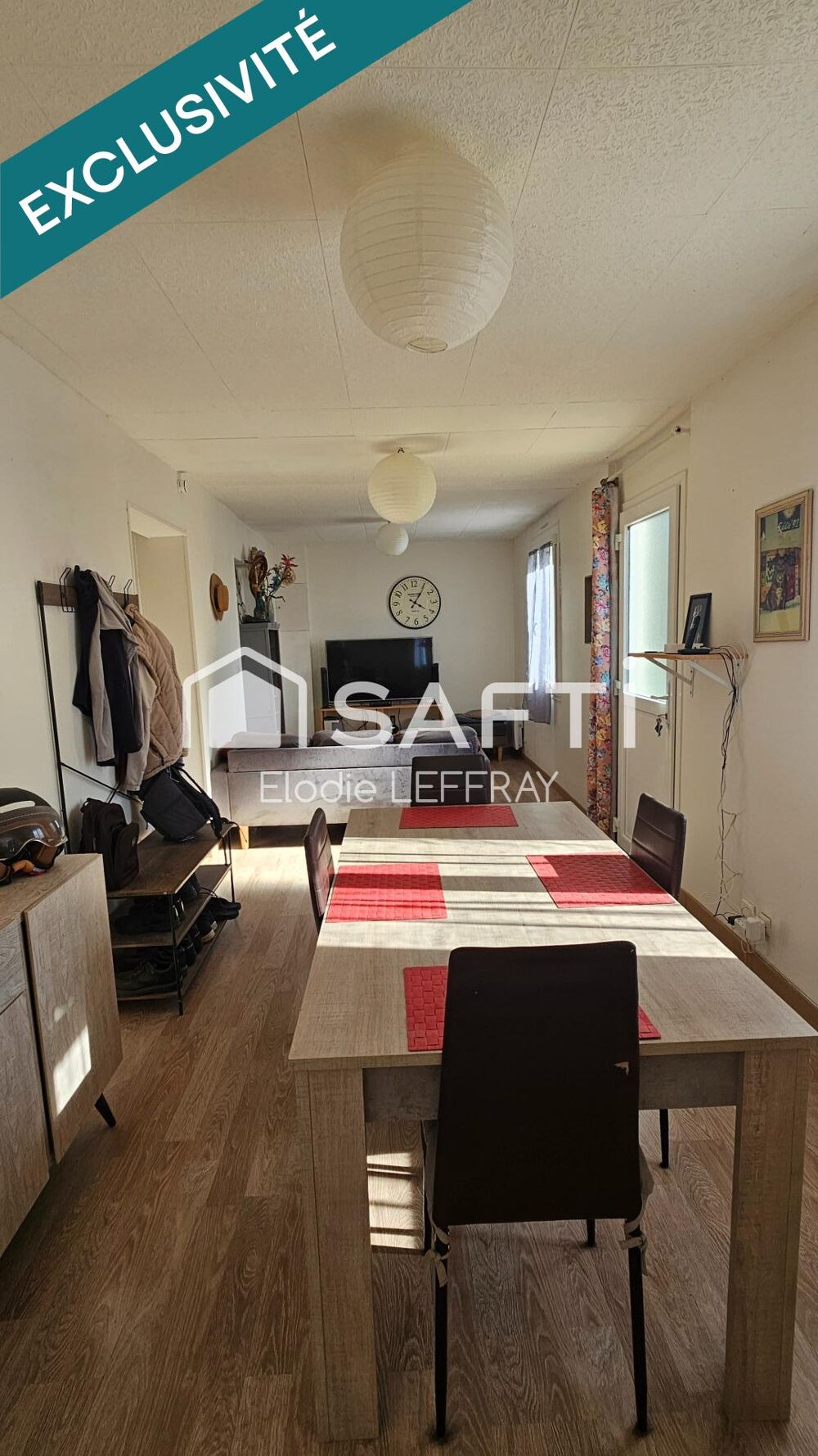 Maison de plain-pied sans vis-à-vis rénové de 75m² sur terrain clos