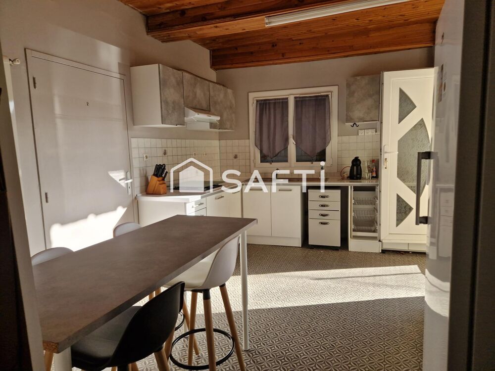 Maison T3 de 111 m², jardin et atelier
