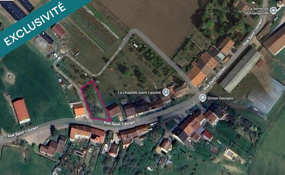 Vente Terrain Terrain constructible de 640 m² Pange