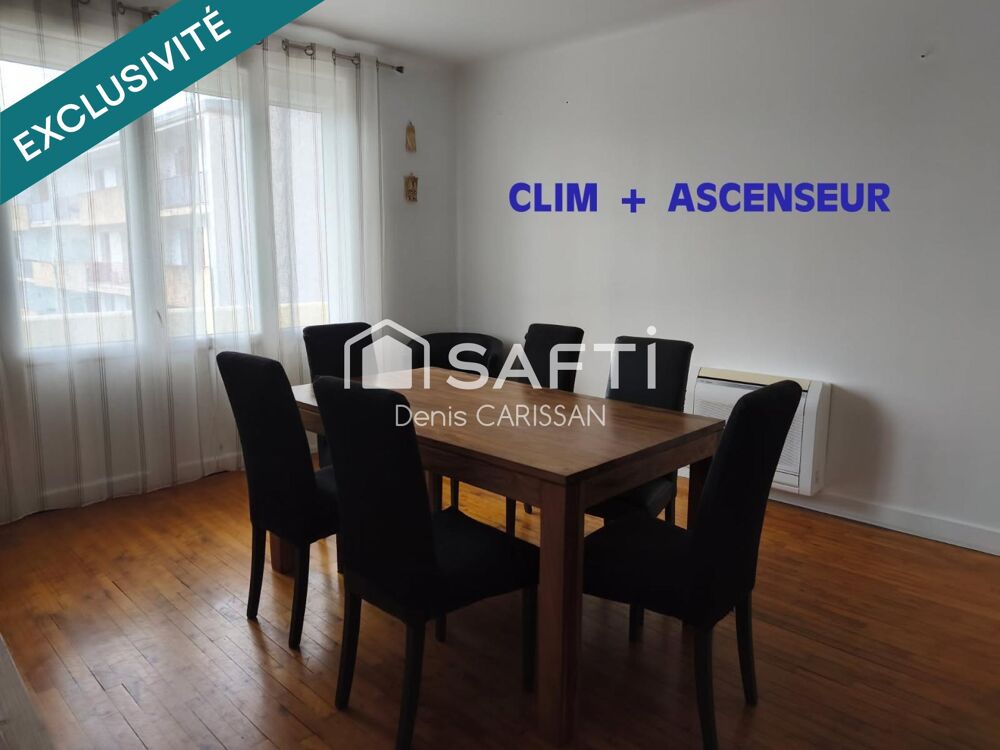 Appartement T2/T3, avec ascenseur + clim...