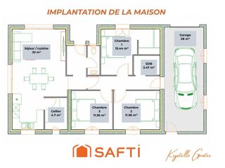  Maison 5 pièces 93 m² Sampans