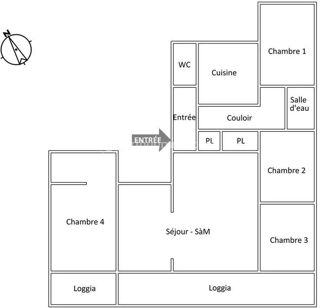  Appartement � vendre 5 pi�ces 104 m�