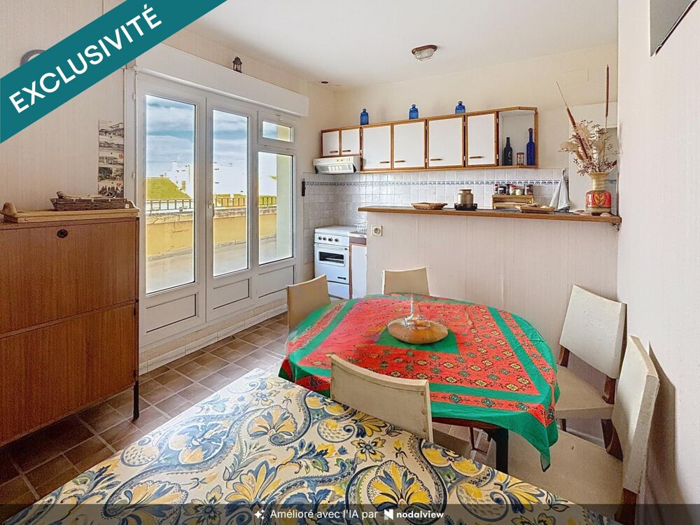 Appartement avec vue mer exceptionelle et grande terrasse en L