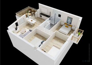  Appartement à vendre 4 pièces 47 m²