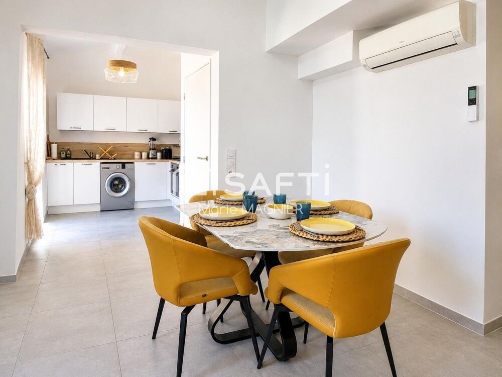 Duplex d'exception T4 de 99m2 à Grimaud - proche plages, Vendu meublé, prêt à vivre ou à louer, idéal pour profiter du Golfe de