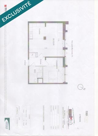  Appartement à vendre 2 pièces 49 m²