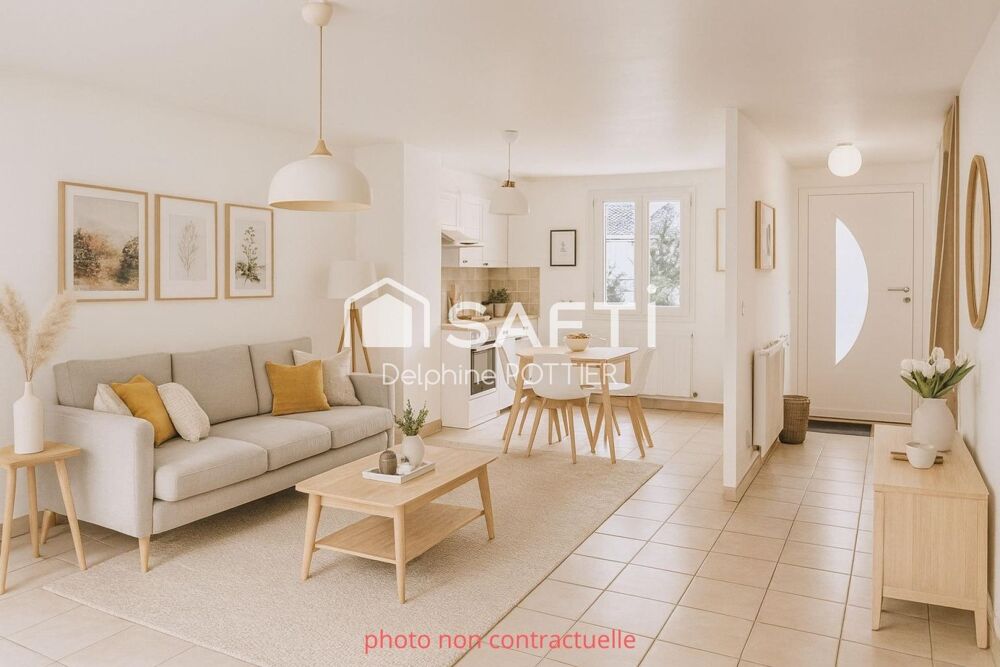 Vente Maison Maison 90m², 5p, 4 chambres, vivable de plain-pied, sous-sol total Crepy-en-valois