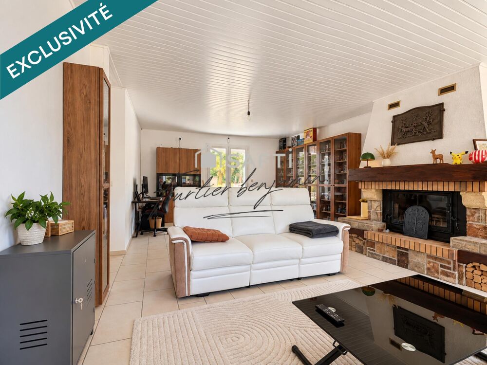 Pavillon 5 pièces de plain-pied  7 min de la gare