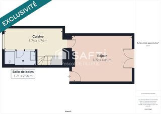  Appartement � vendre 3 pi�ces 62 m�