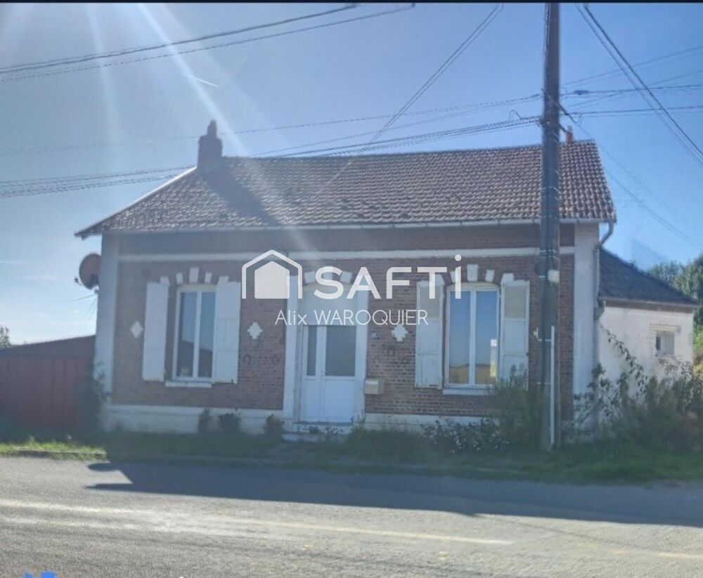 Vente Maison 120m2 de potentiel, dont 55m2 entièrement aménageables : et si votre prochain projet commençait ici? Guyencourt-saulcourt