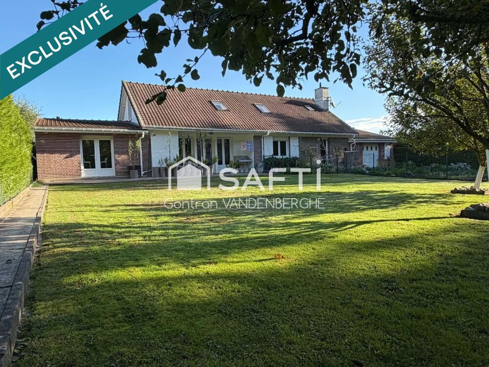 Vente Maison grande maison semi plain-pied 4 chambres et un bureau Arques