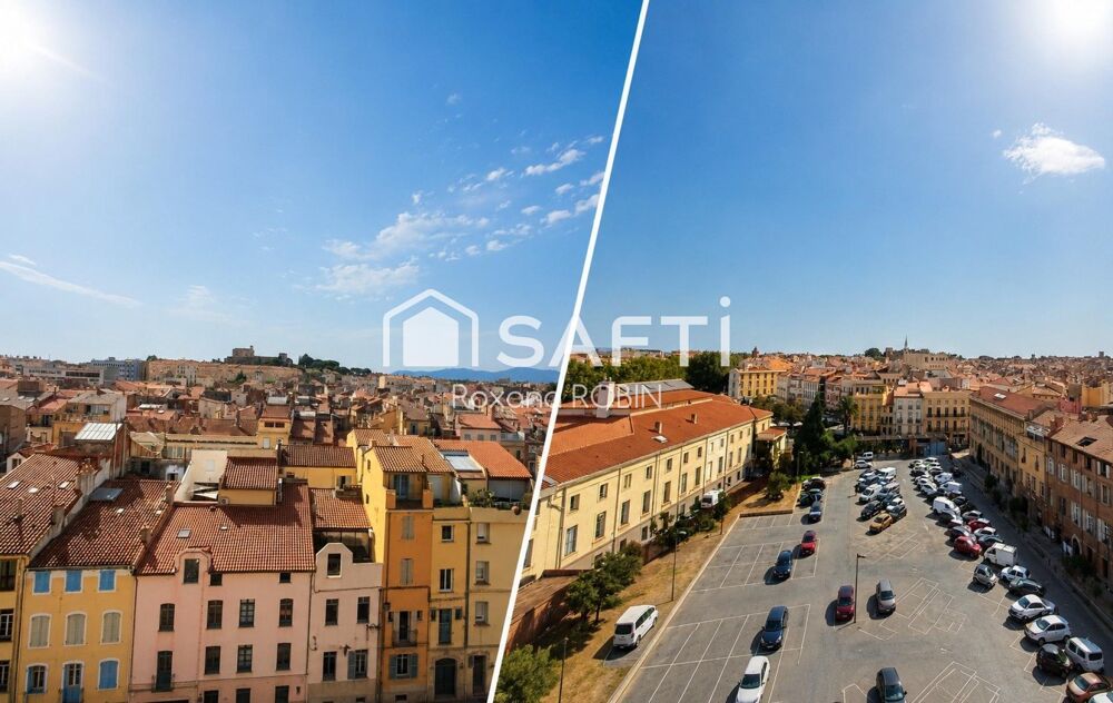 Vente Appartement 66000 Perpignan, T3 , place Arago, vue panoramique Perpignan