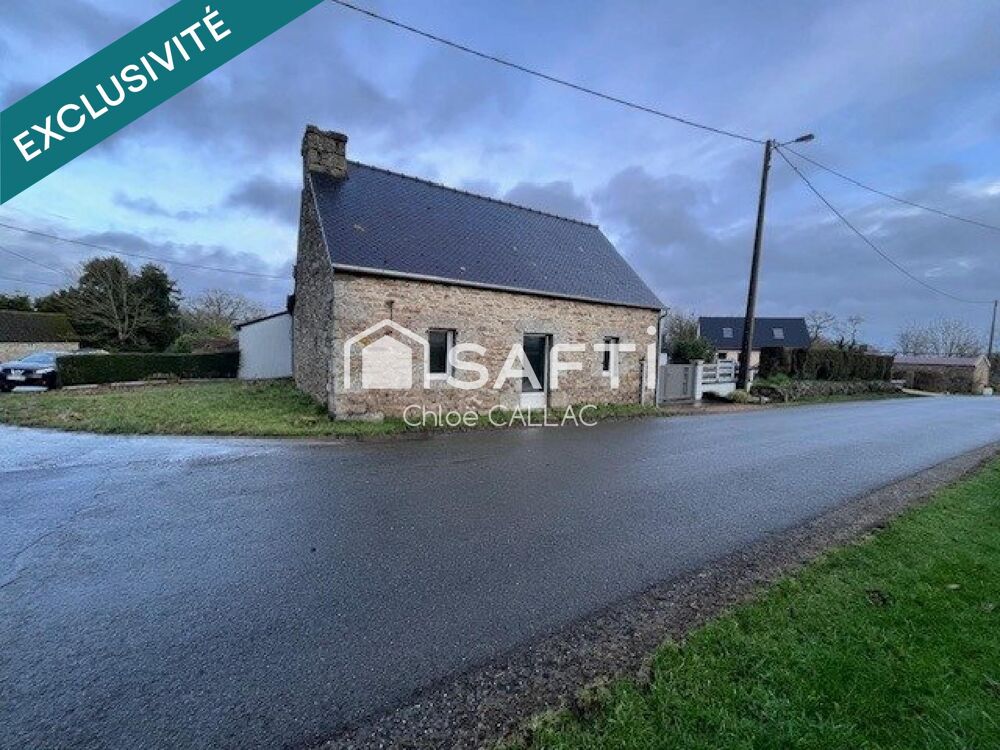 Maison en pierre de bourg mitoyenne côtes d'armor 22
