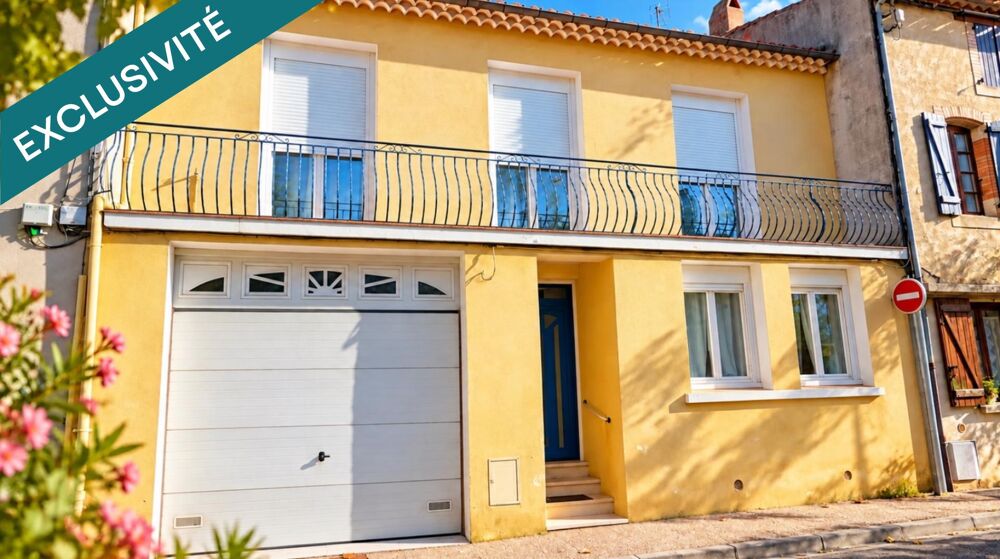 Vente Maison CASTELNAUDARY – MAISON DE VILLE AVEC GARAGE ET JARDIN SANS VIS-À-VIS Castelnaudary