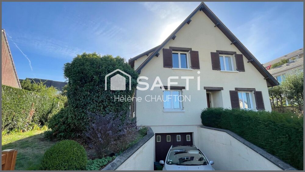 Maison 8 chambres de 175 m² sur sous-sol total et jardin de 870m² centre de VERNON.