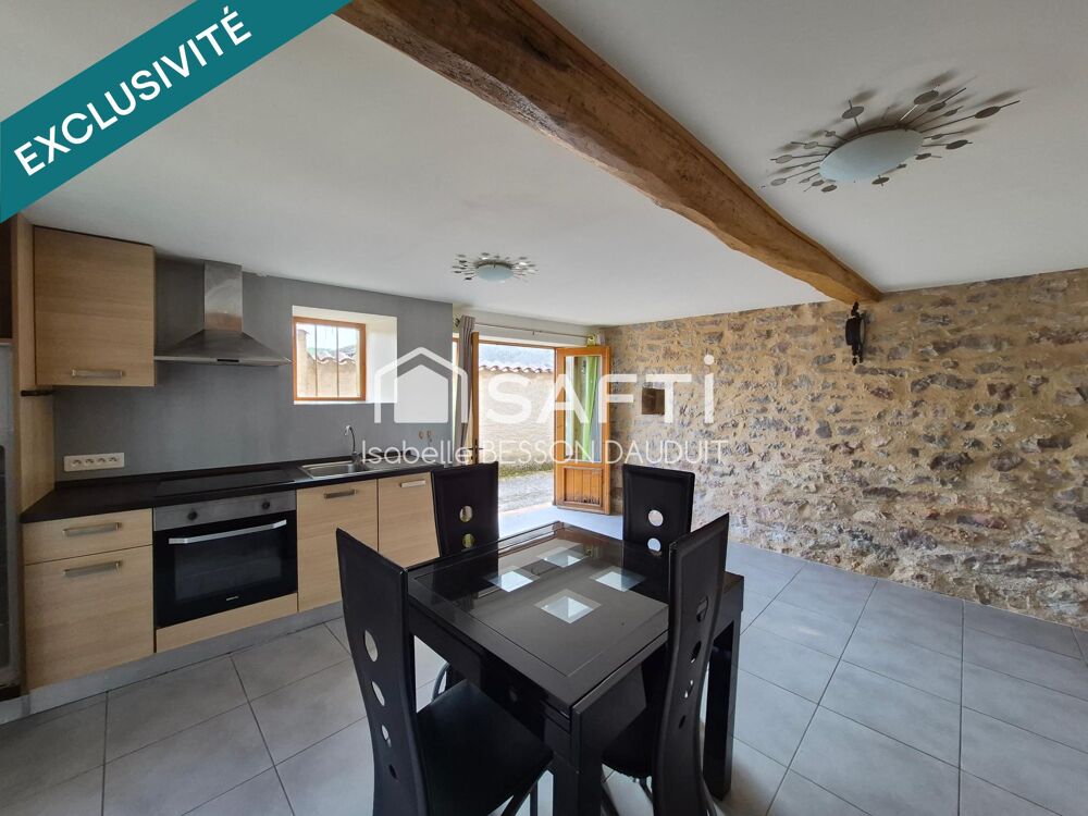 MAISON EN PIERRE AVEC ESPACE EXTERIEUR