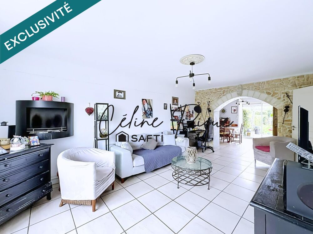 Maison 6 pièces, 4 chambres avec grand jardin et garage